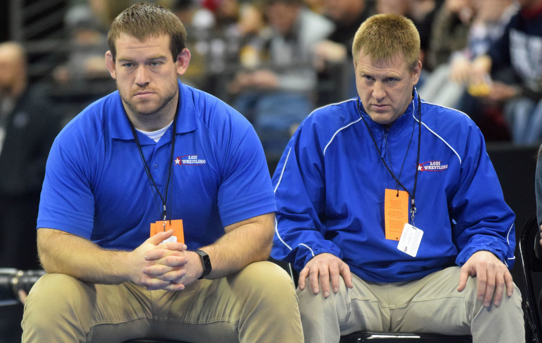 Lodi coaches Cody Endres and Chris Persike